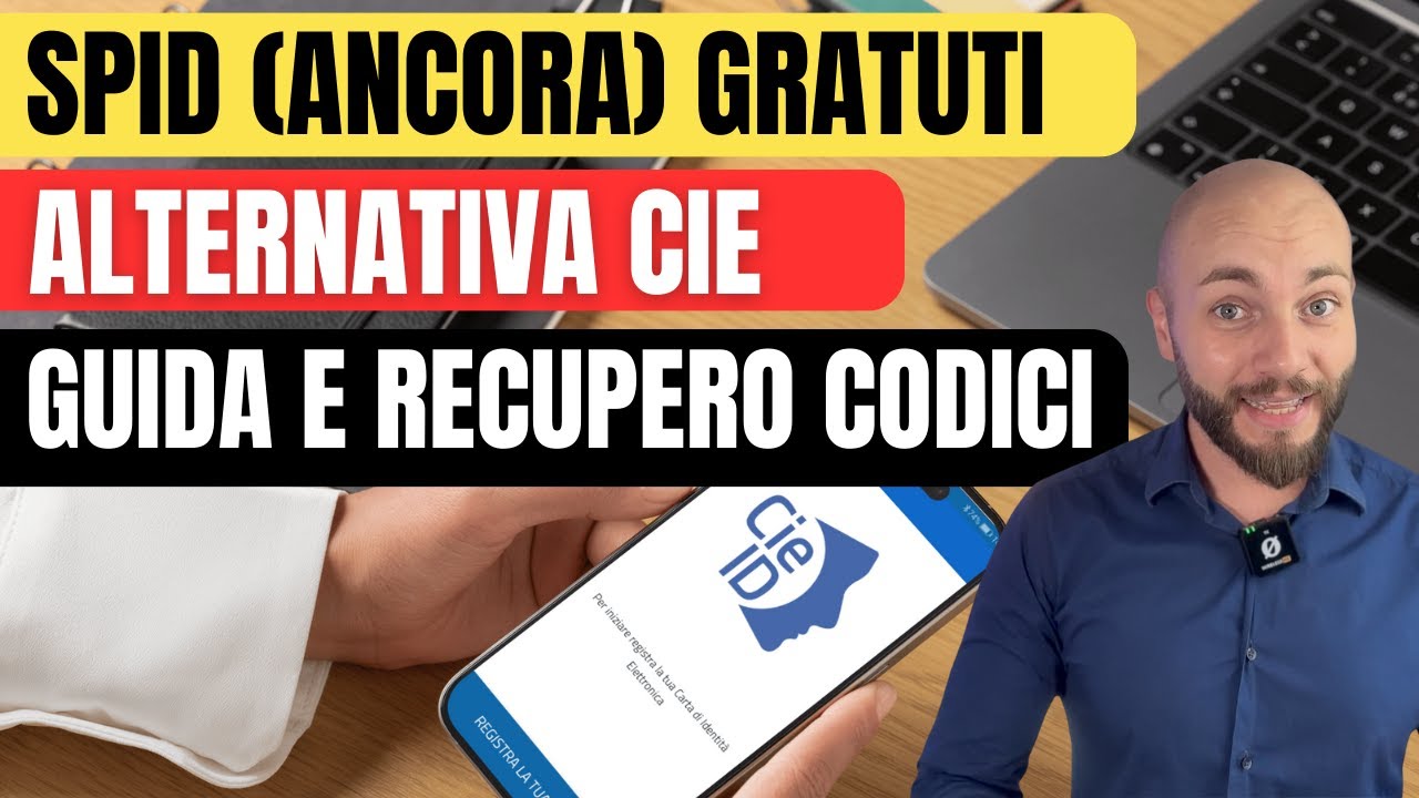SPID a pagamento e carta CIE: ecco le guide su come recuperare i codici!