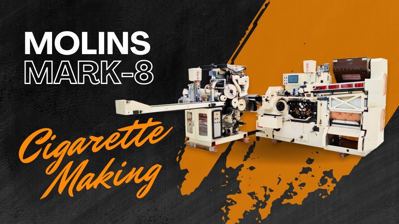 Molins Mark 8 Cigarette Production Machine In Action