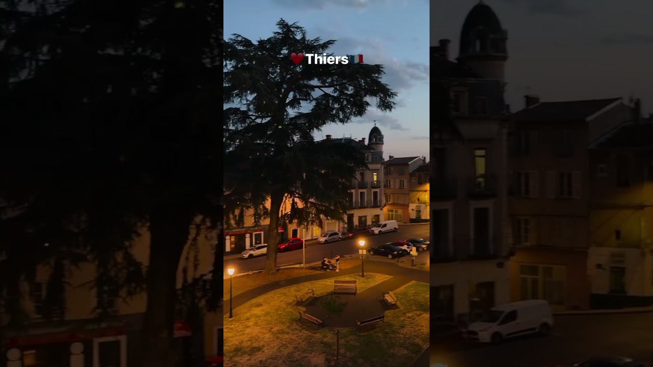 ❤️Square de Verdun, Thiers🇫🇷#thiers #auvergne #france #trending #trend #travel #goodvibes #shorts