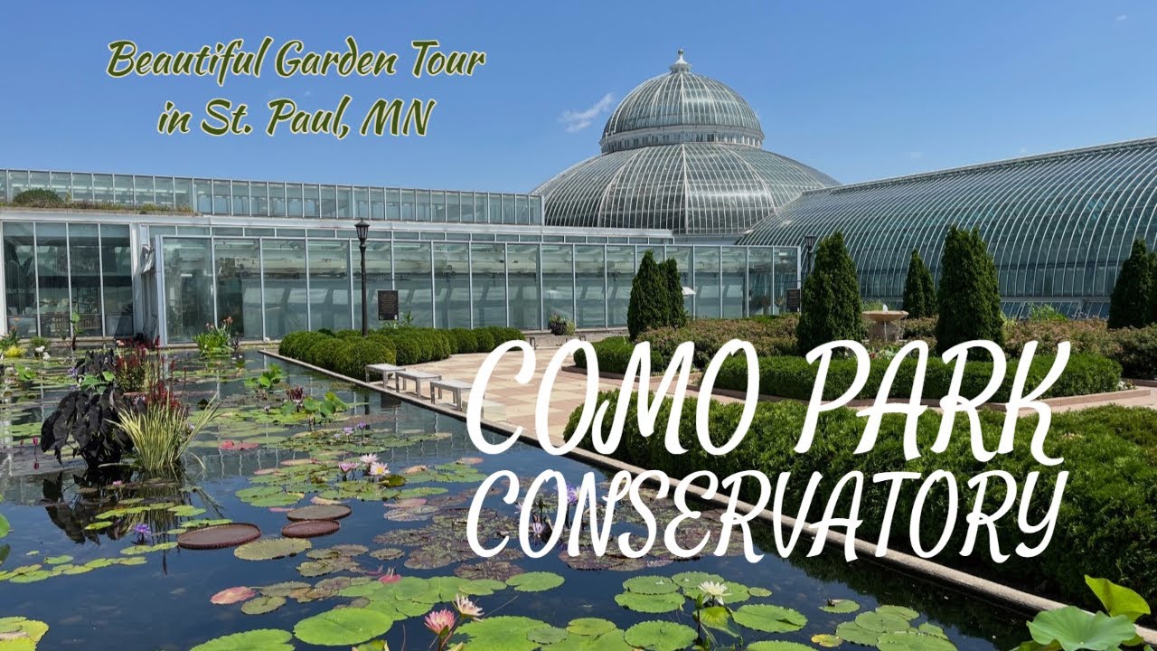 Como Park Conservatory – St. Paul, MN  | A 4K Garden Walking Tour