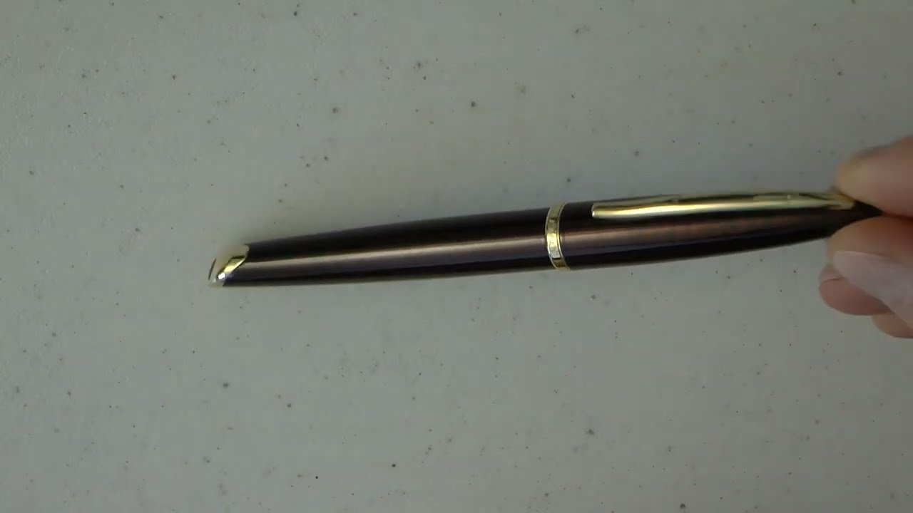 Waterman Carene Marine Amber Fountain Pen Review
