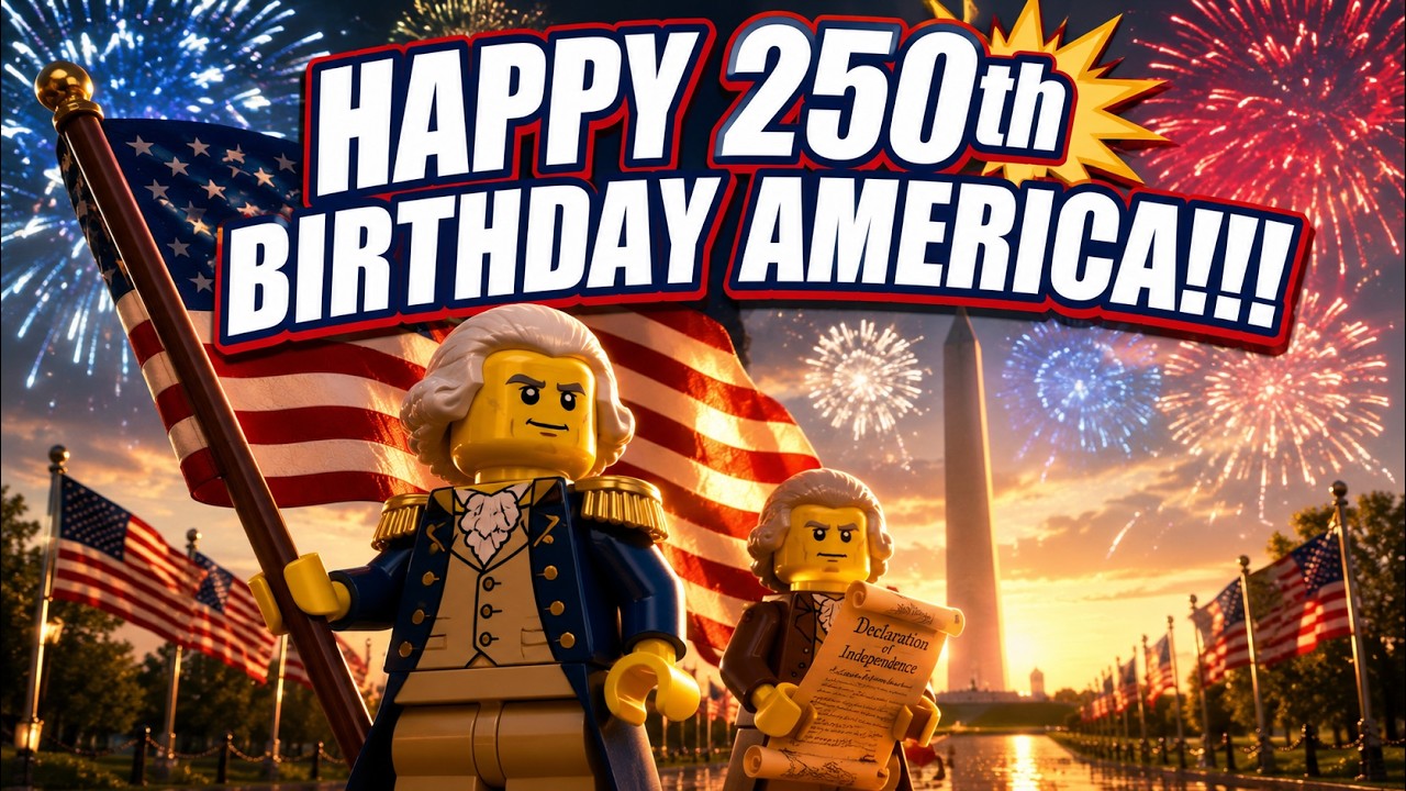 Happy Birthday America - Iran Dropped LEGO Video To Celebrate America's 250th Birthday