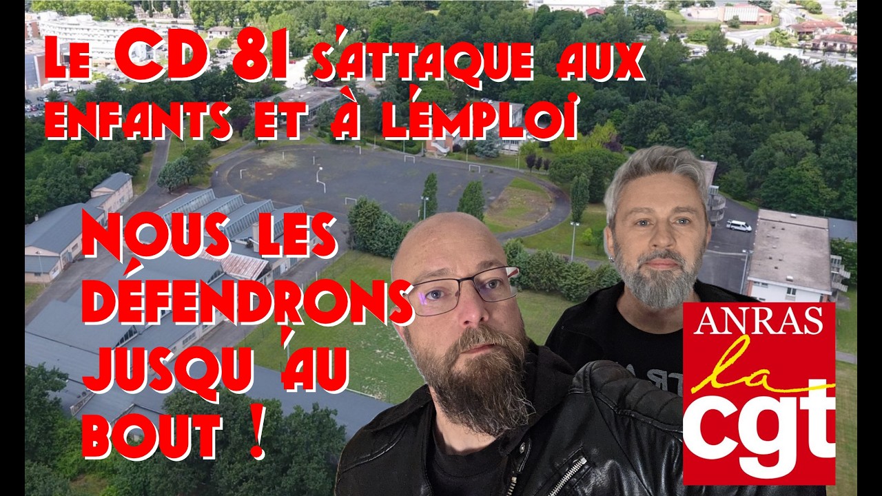 Le Conseil Départemental 81 s'attaque aux enfants et à l'emploi !