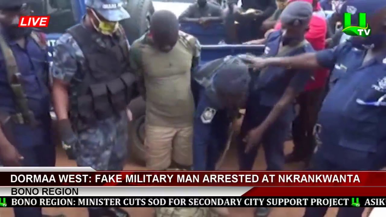 Dormaa West: Fake Military Man Arrested At Nkrankwanta