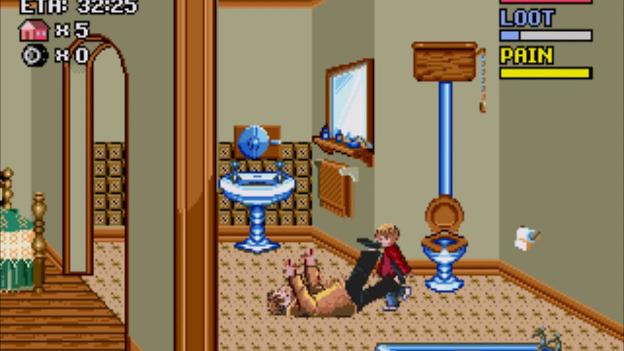 HOME ALONE SEGA GENESIS EXPERT MODE FULL PLAY THROUGH
