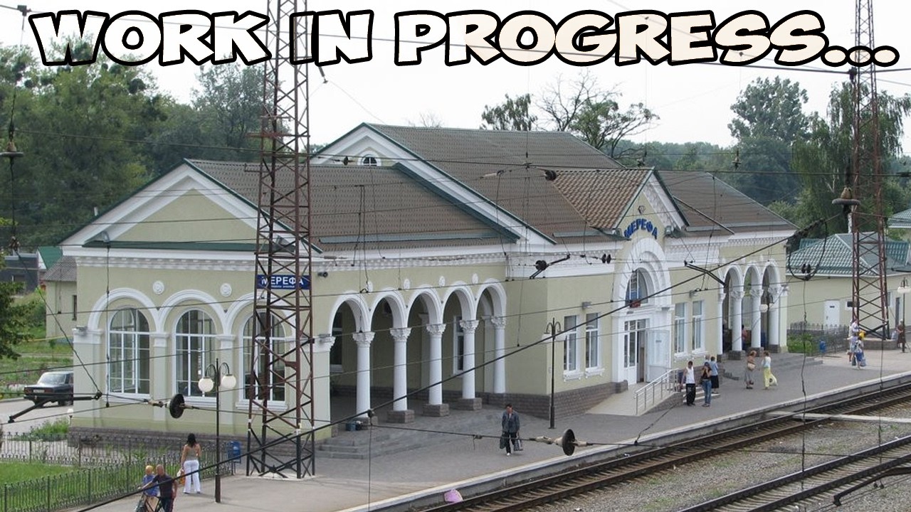 🚂Будуємо станцію Мерефа в ZDSimulator. Маршрут: Дніпро - Харків ~274 км ➠ Work in progress. ⚒︎ ⛏