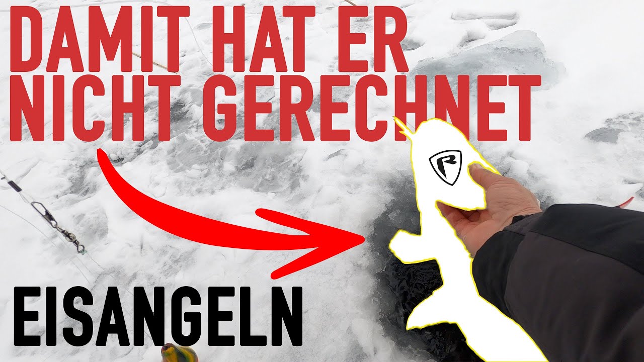 🎣 Damit hat er nicht gerechnet⁉️ - 🧊Eisangeln am Plauer See mit Fred Kotowski | Raubfischangeln TV