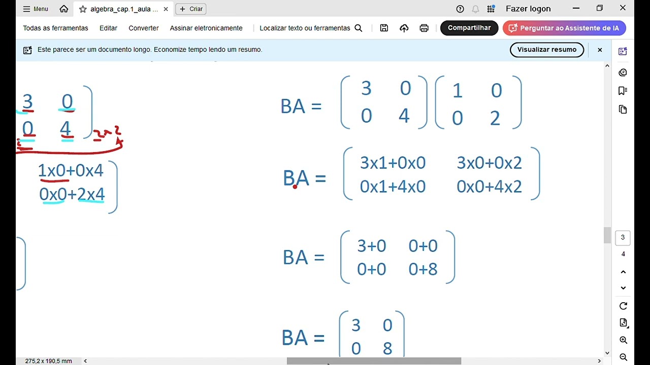 algebra_32# matrizes comutativas (3)