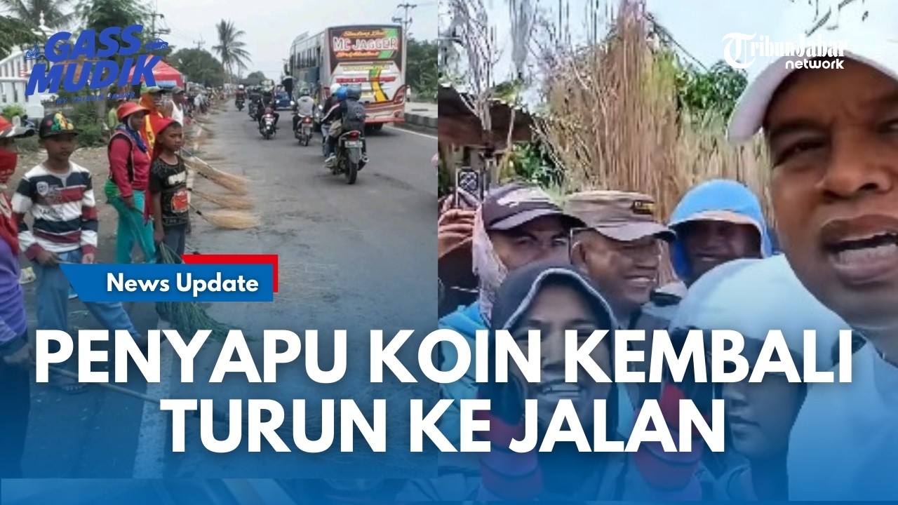 UANG SAKU TAK CAIR Dari Kang Dedi Mulyadi,  Penyapu Koin Kembali Turun Ke Jalan