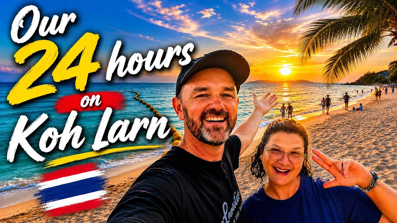 KOH LARN, Thailand 🇹🇭 - OUR 24HRS EXPERIENCE on this island. 