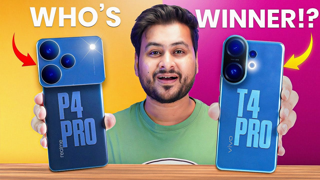 Realme P4 Pro vs Vivo T4 Pro | Best Mid-Range Flagship Killer of 2025 🔥