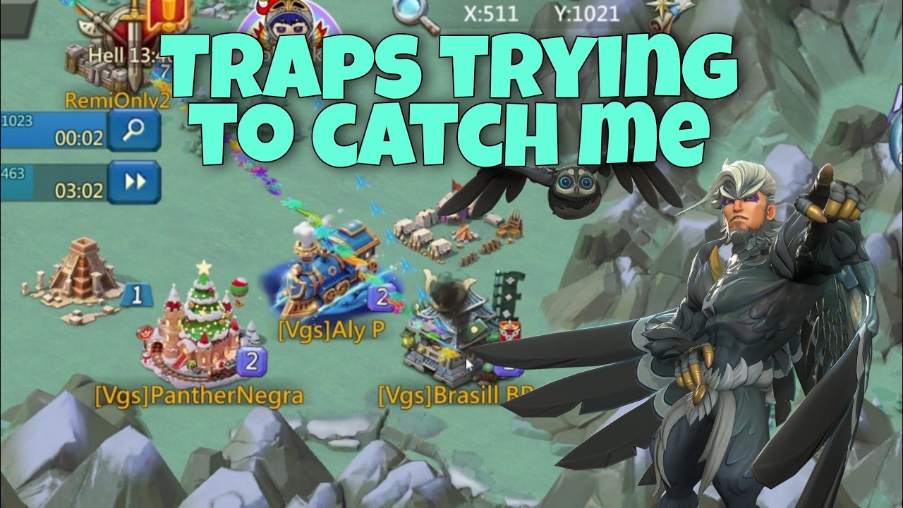 Lords Mobile - Traps and fat castles are under attack. Rallies and solo with DOM account