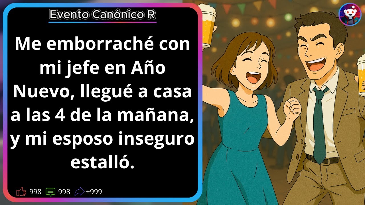 Me emborraché con mi jefe en Año Nuevo, y mi esposo inseguro estalló