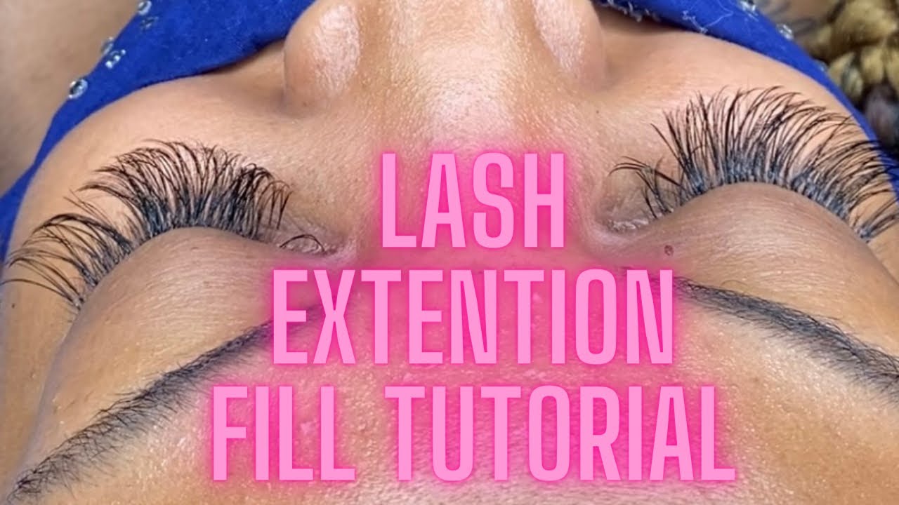 Lash Extension Fill Tutorial | Lash With Me | Volume Extensions