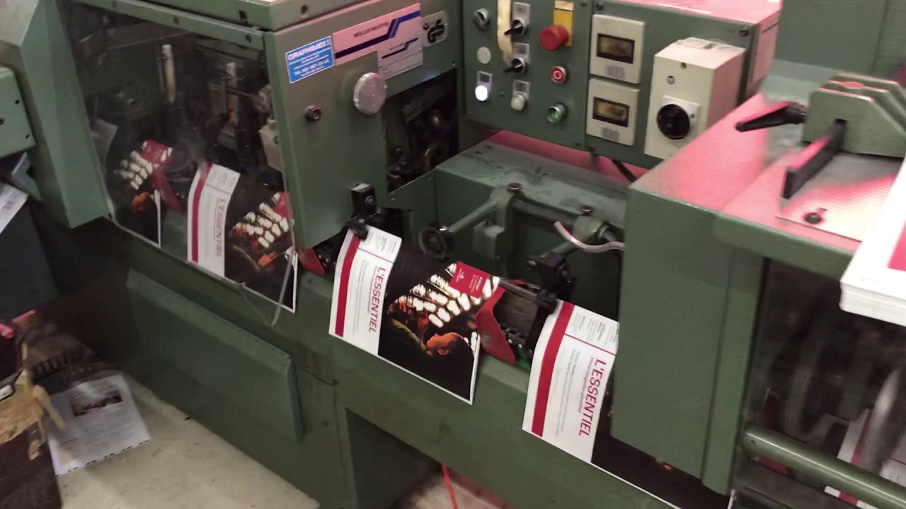Muller Martini 1509 saddle stitcher