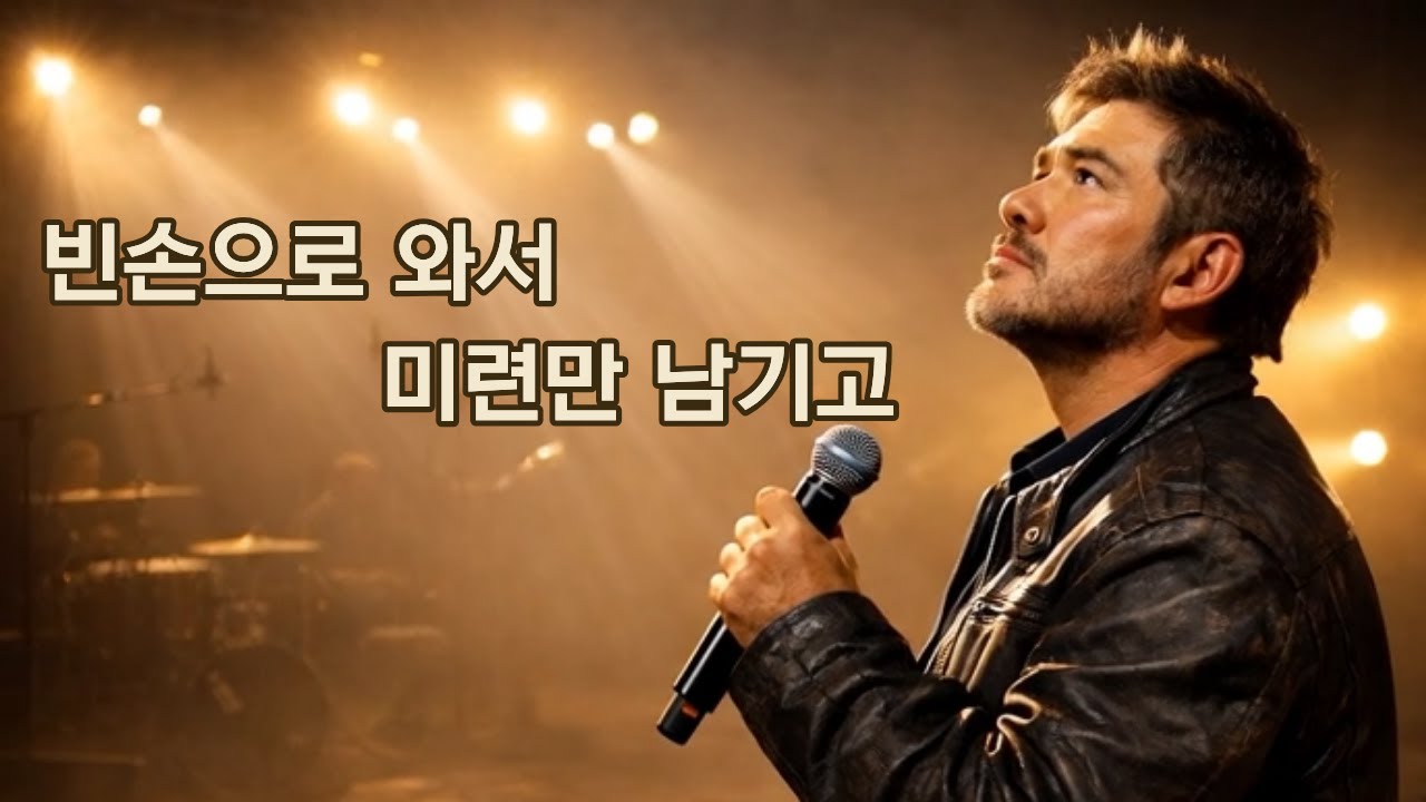빈손으로 와서 미련만 남기고 | 거친 남성보컬 인생 노래 | 7080 감성 발라드