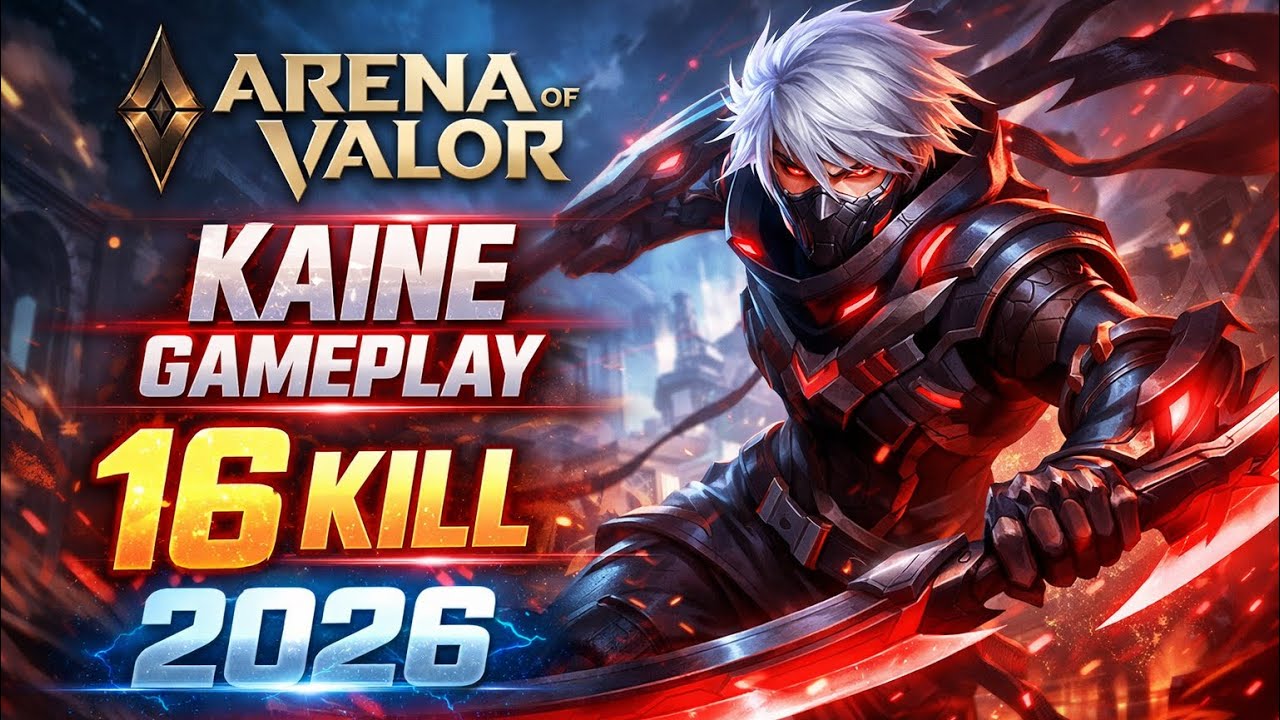 Server top kaine Gameplay 16 kill /#arenaofvalor #2026 