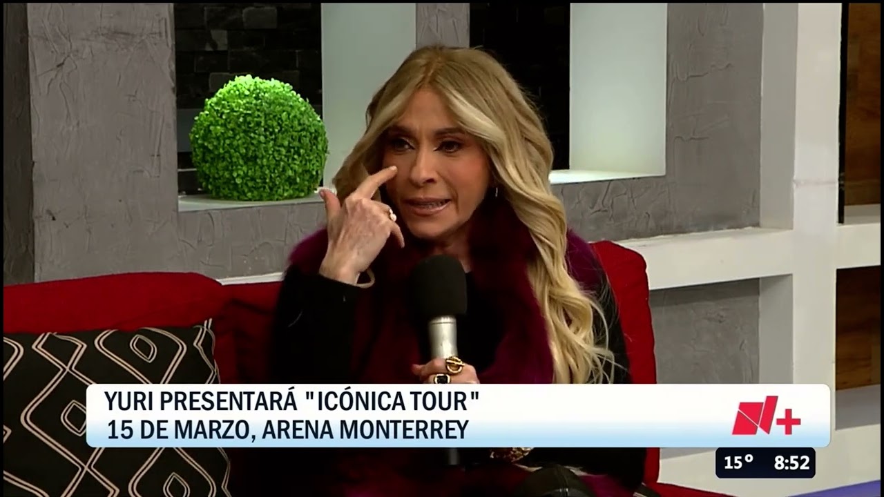 10/Dic/24  Entrevista. Presenta Yuri “Icónica Tour 2025”.