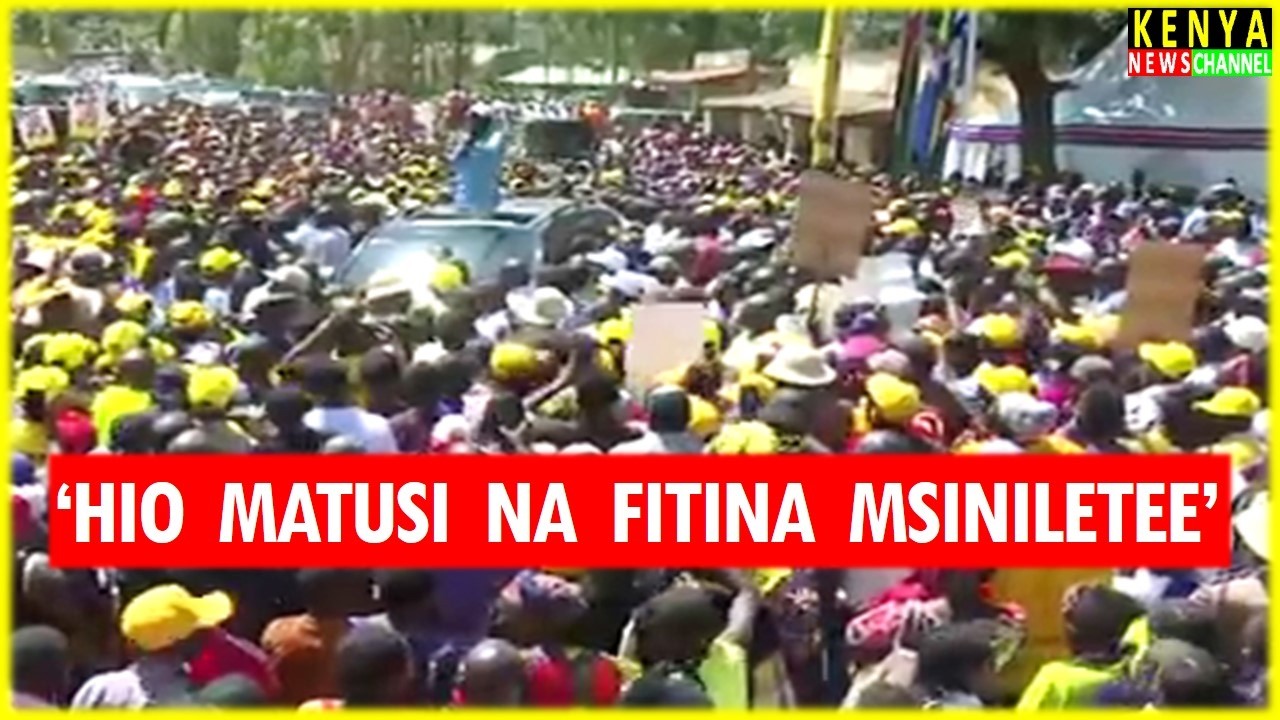 Ruto ANGRY speech today at Sabatia Vihiga - Listen what he told Gachagua, Kalonzo & Sifuna