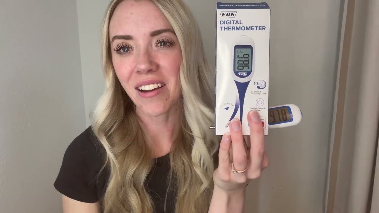 FDK large display LED thermometer, quick and accurate #ad