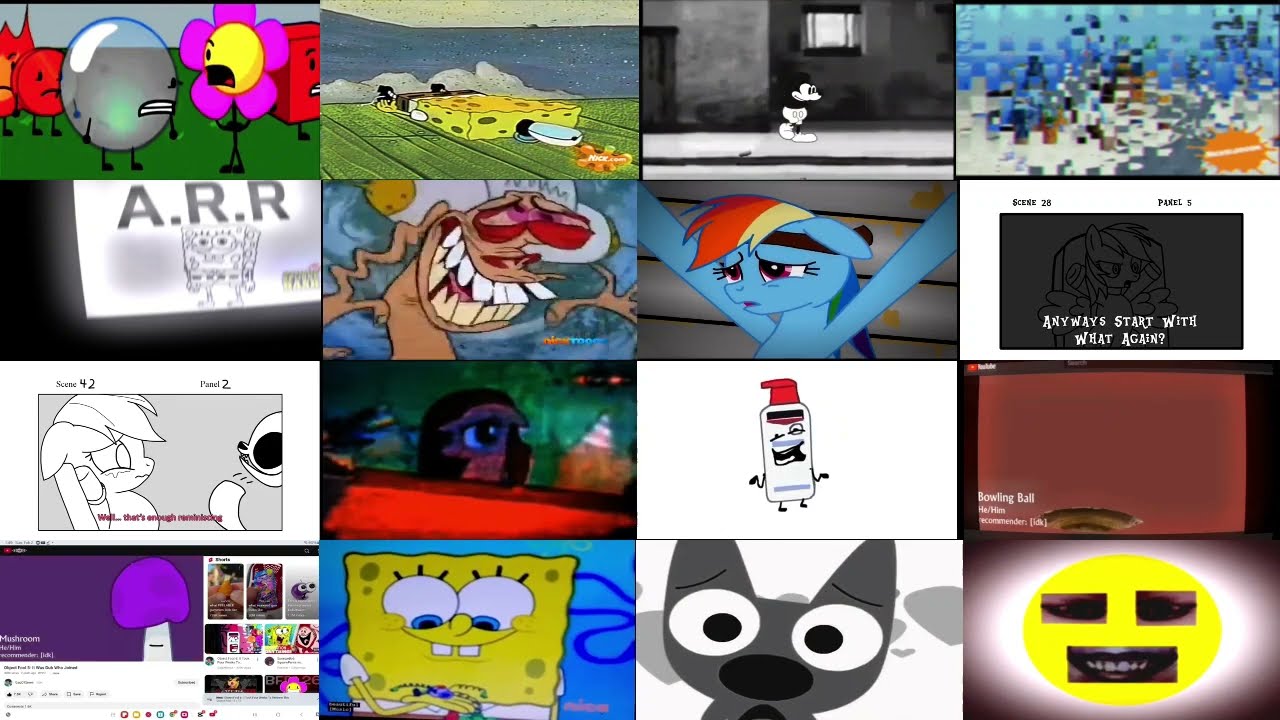 (REQUESTED) 16 Creepypasta Videos Upcoming Jumpscares Played At Once 15