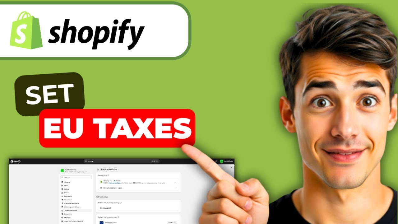 Как настроить налогообложение в ЕС в магазине Shopify (самый простой способ) (руководство на 2026...