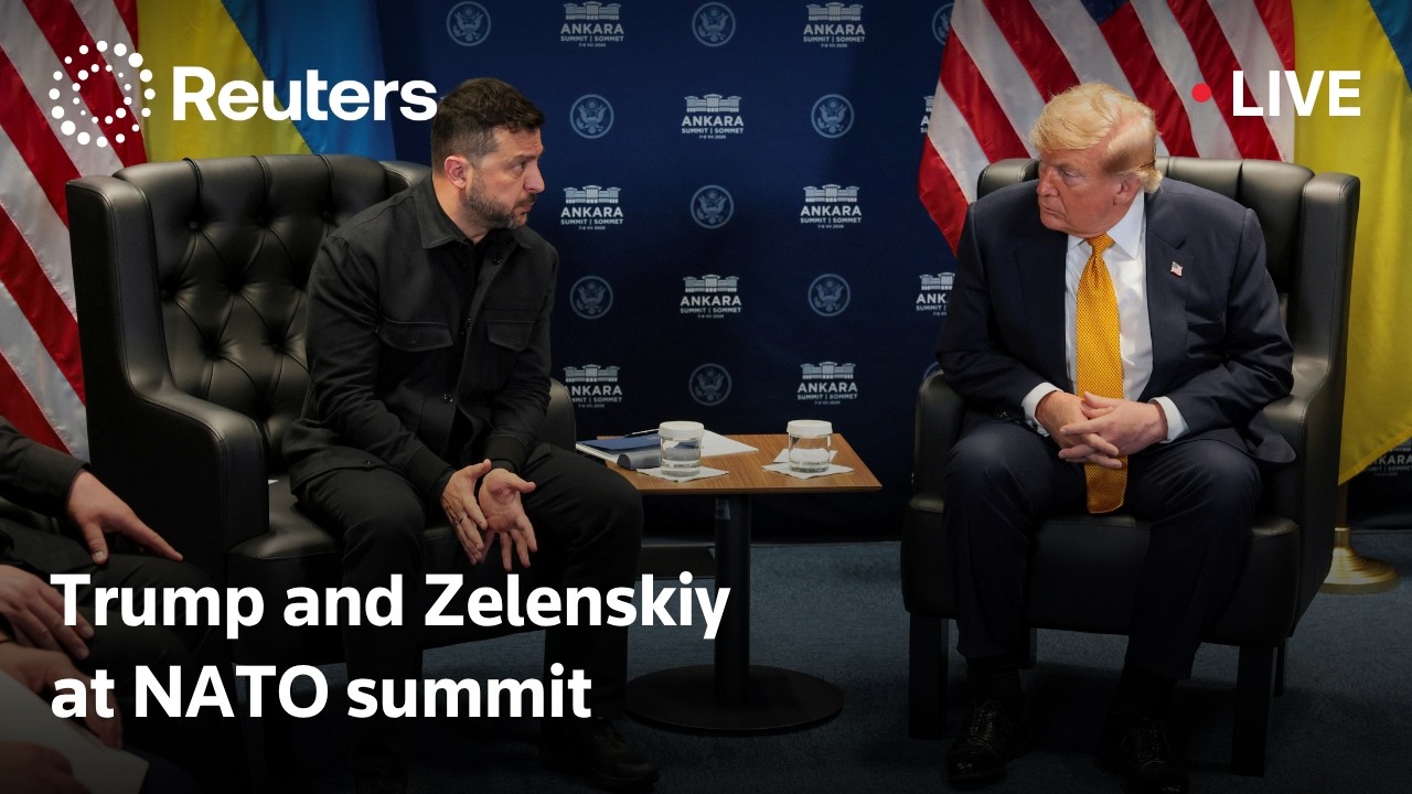 LIVE: Trump meets Zelenskiy on sidelines of NATO summit