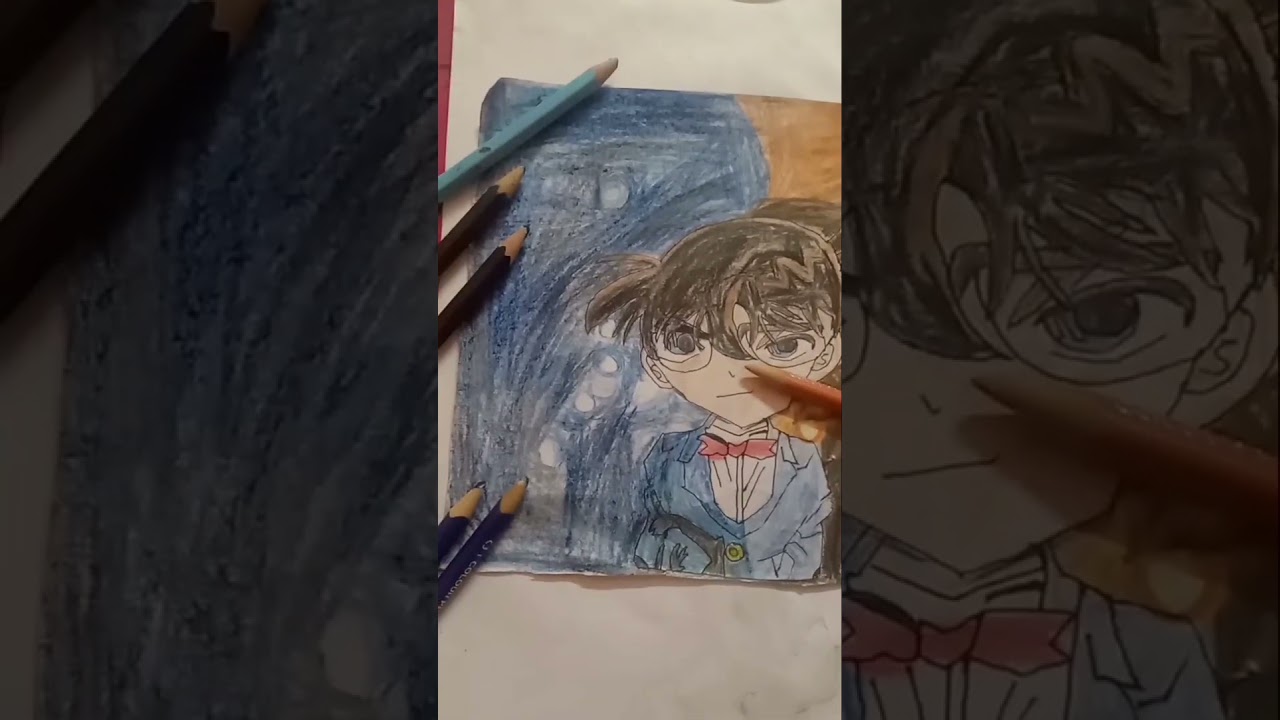 Detective Conan sketch drawing #detectiveconnon #creativeyuvraj