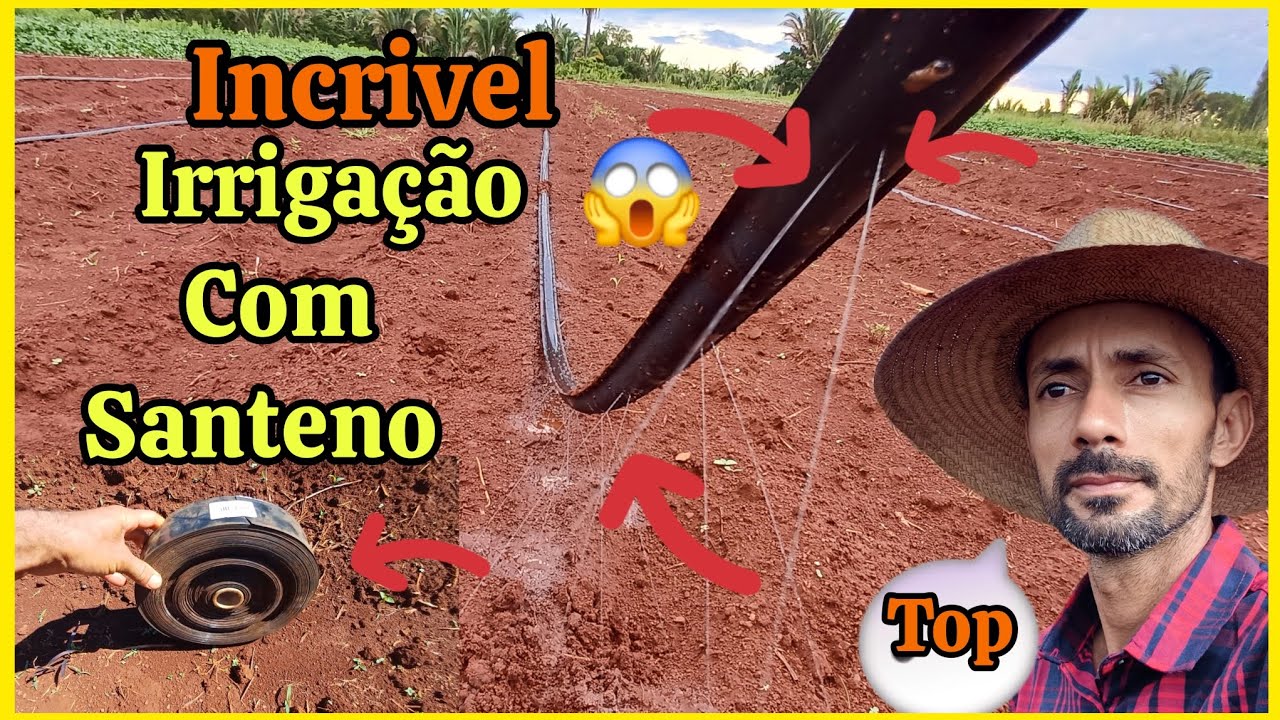 O melhor sistema de irrigação localizado #Santeno2