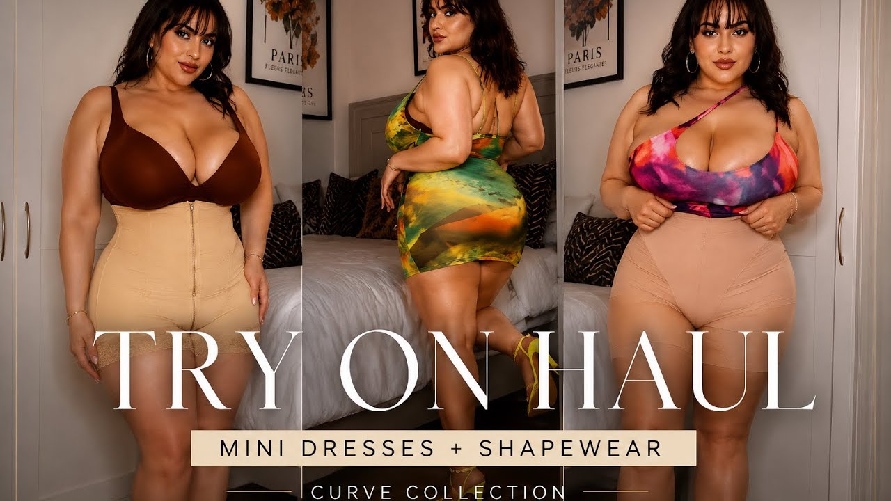 TRY-ON | Mini Party Dresses + shapewear