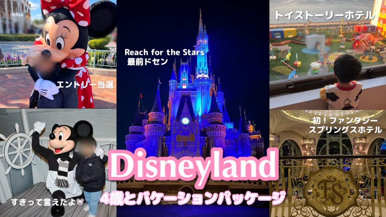 【子連れディズニーvlog】バケパ満喫！リーチ最前で感動vlog