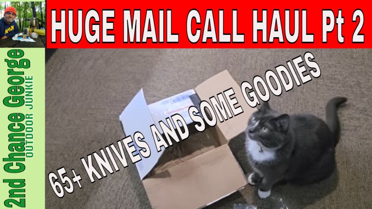 INSANE MAIL CALL HAUL Pt 2 - 65+ KNIVES INCOMING