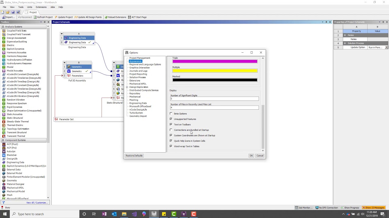 Enabling Beta Features for Mechanical