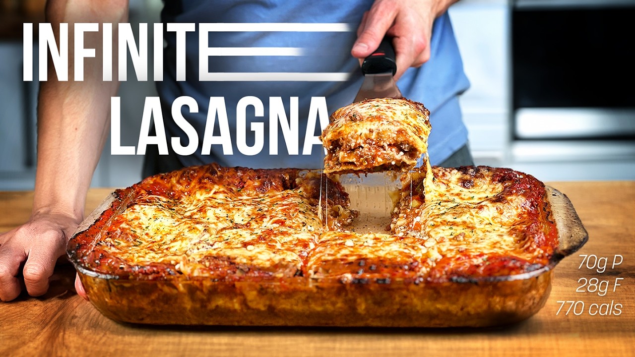 The Lasagna You Can Eat Every Day... INFINITELY | High Protein Meal Prep