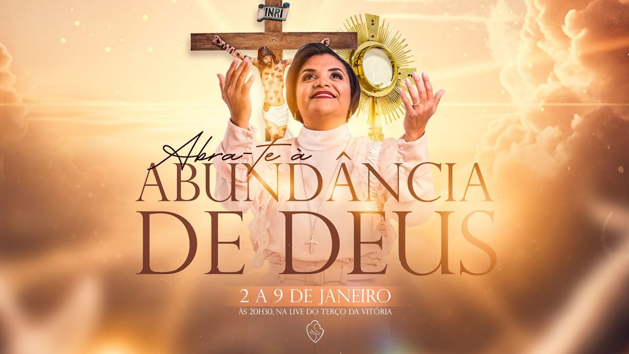 TERÇO DO SANGUE DE JESUS | Abra-te a abundância de Deus| 02/01/2026, às 20h30