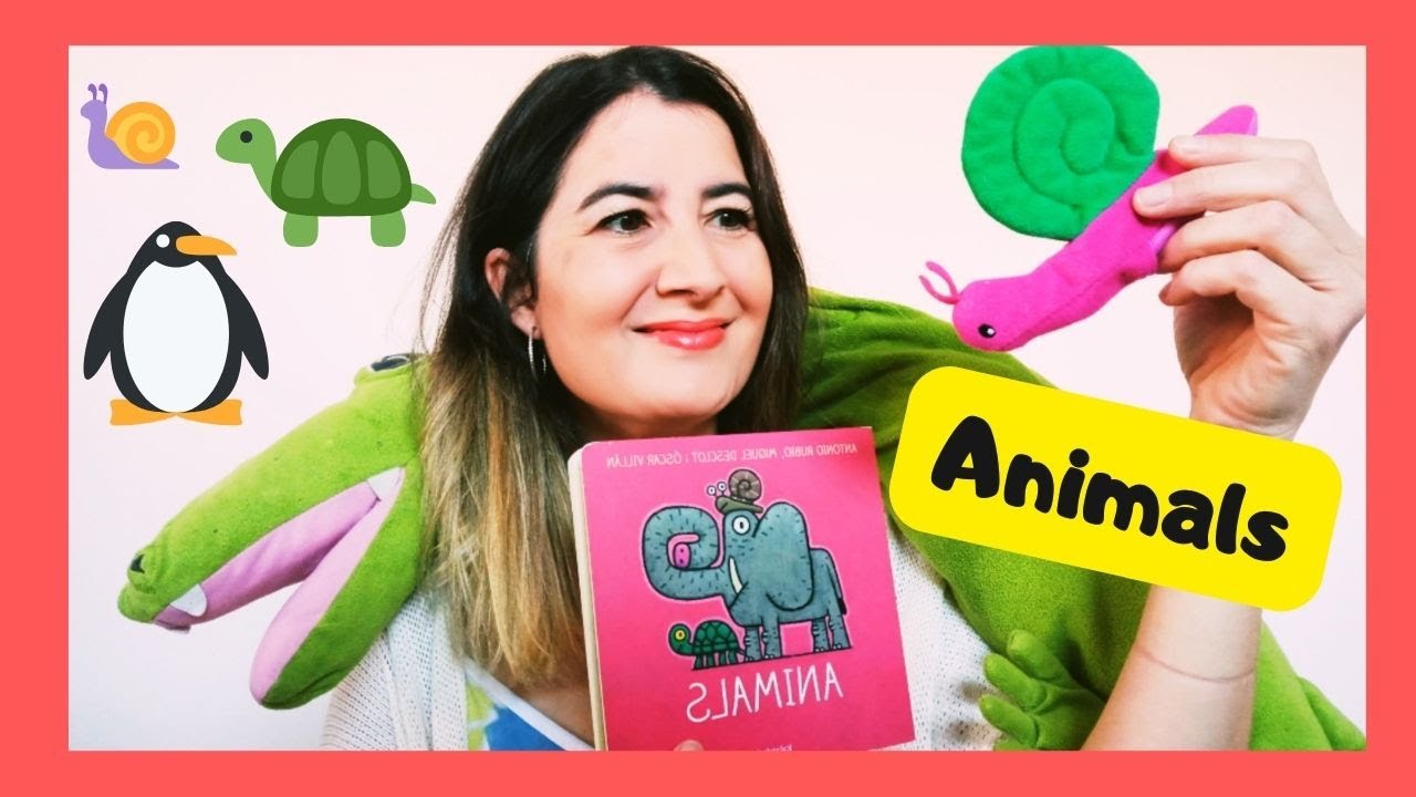 ➕CONTES PER A NADONS:  Animals 📖Un conte per a cantar🎤🎤🐌🐌🐊