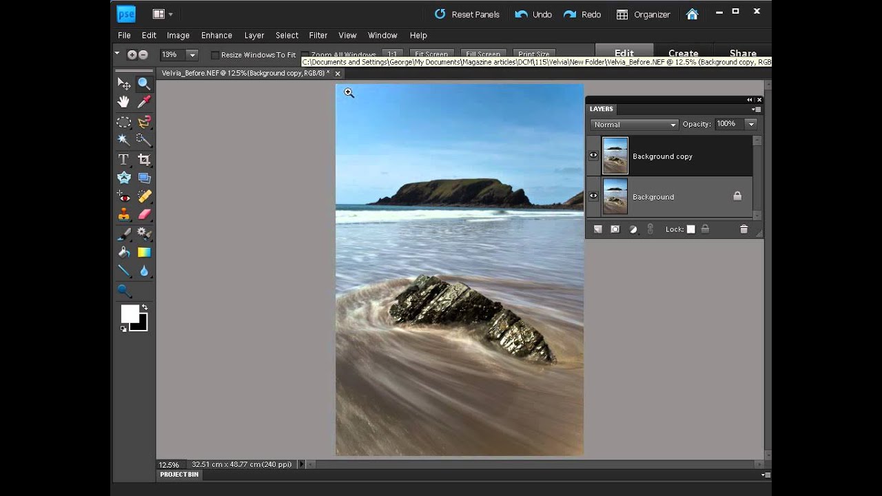 Jak nadać fotografii wygląd slajdu Velvia [kurs Photoshopa]