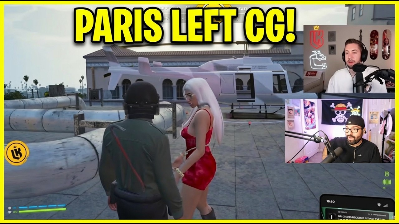 Крис комментирует уход Пэрис из CG на Prodigy RP и бан Дриппа на Nopixel.