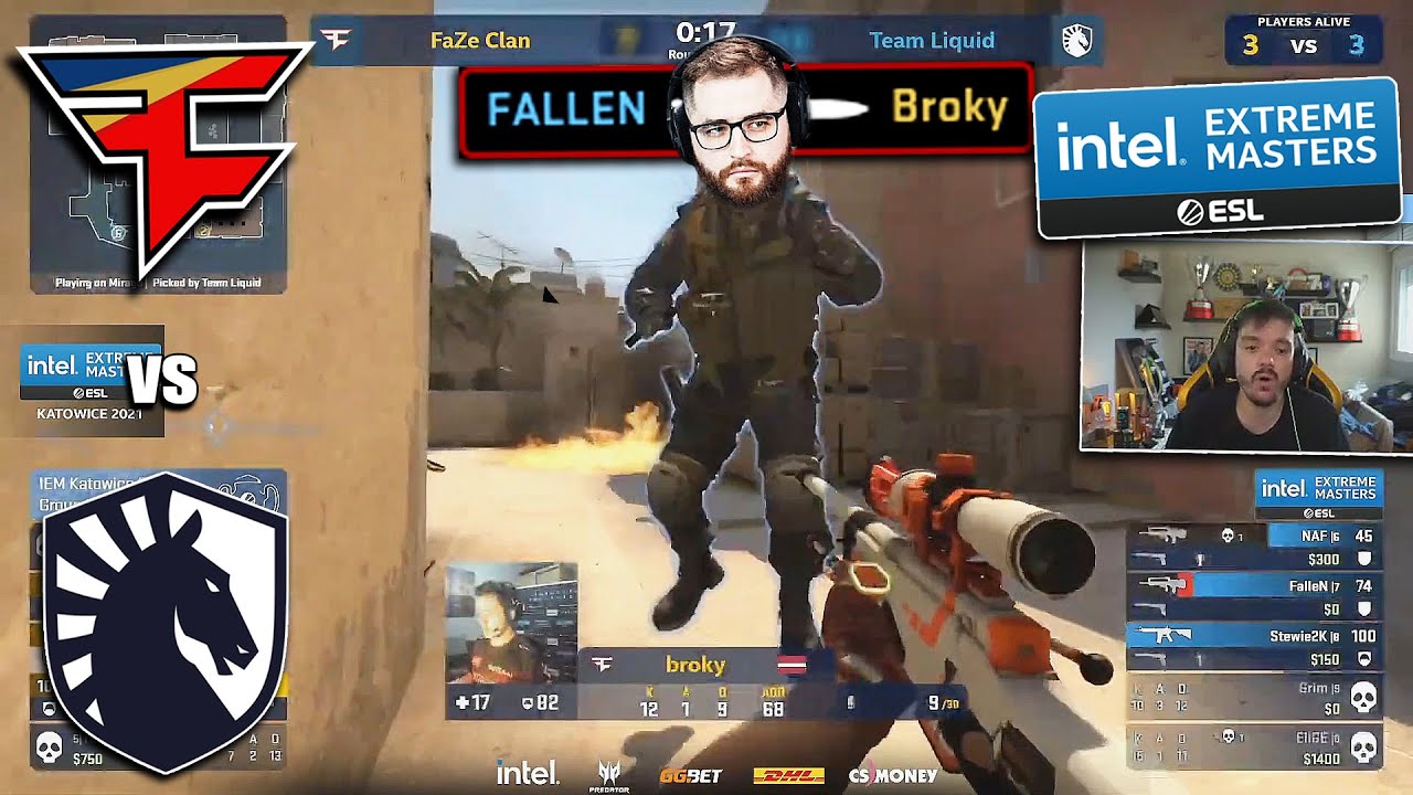 FALLEN SIMPLESMENTE DESTROI de IGL!! FaZe vs Liquid - IEM Katowice - HIGHLIGHTS | CSGO