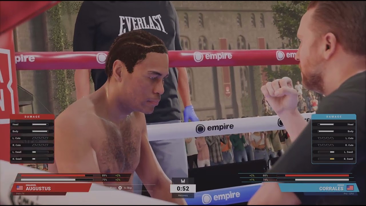 Undisputed First Time Fighting With Emanuel Augustus!!!