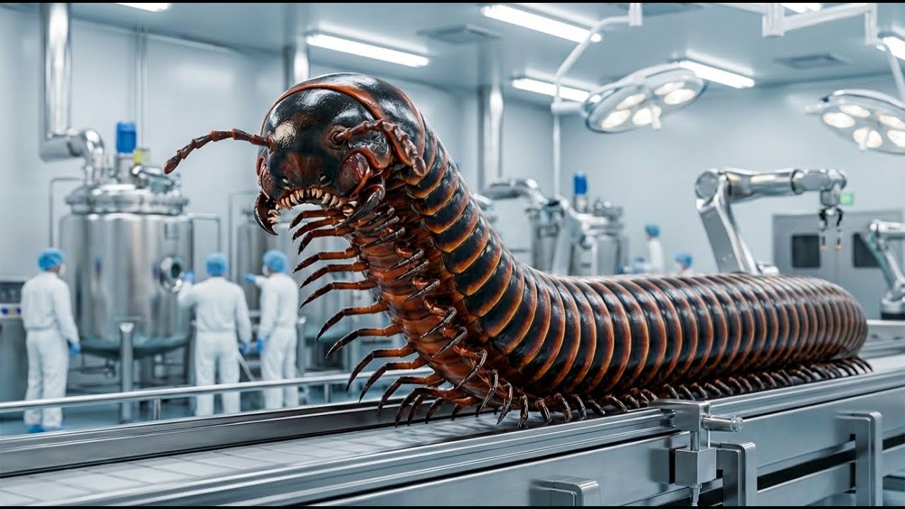 Inside The Giant Millipede Factory: Harvesting Potent Defensive Extract M-3 (Full Process)