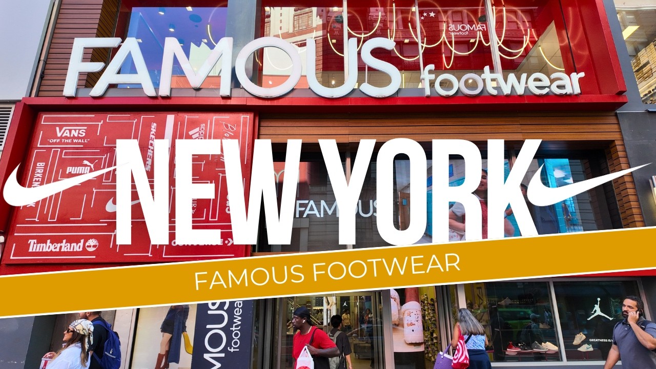 Inside FAMOUS FOOTWEAR STORE New York City