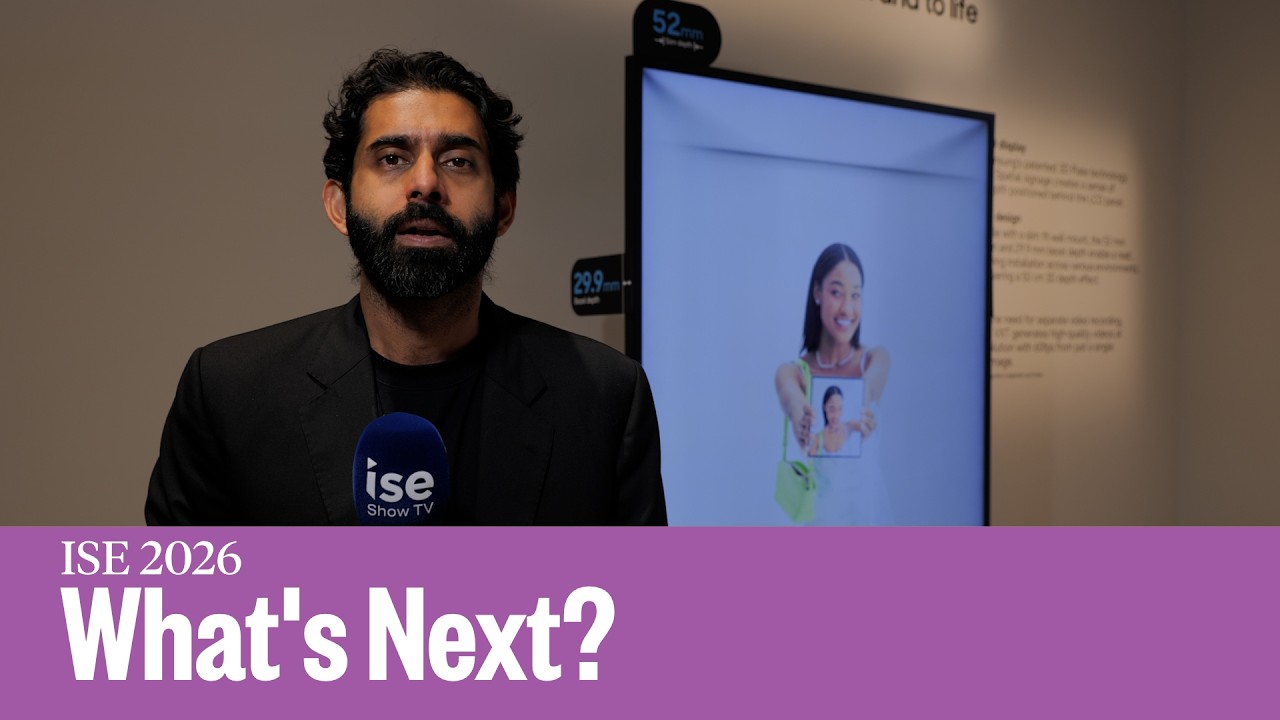 Holographic displays in retail | Asking AV | ISE 2026