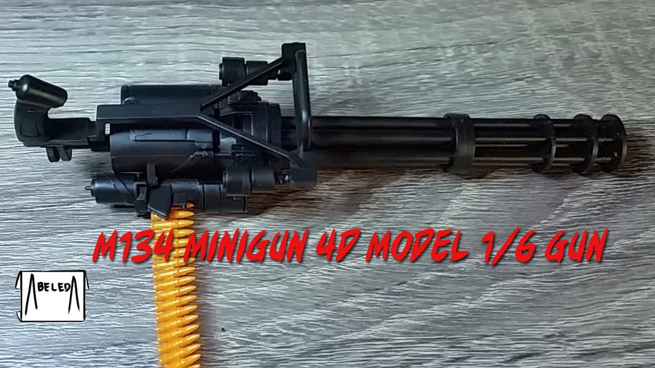 M134 minigun 4D model 1/6 gun