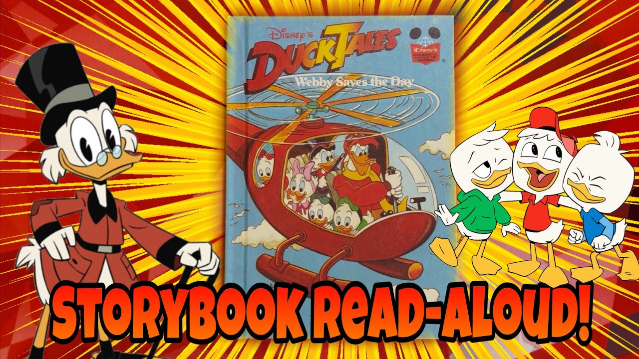 🤍 Disney’s Duck Tales Webby Saves the Day Storybook Read-Aloud! 🎩