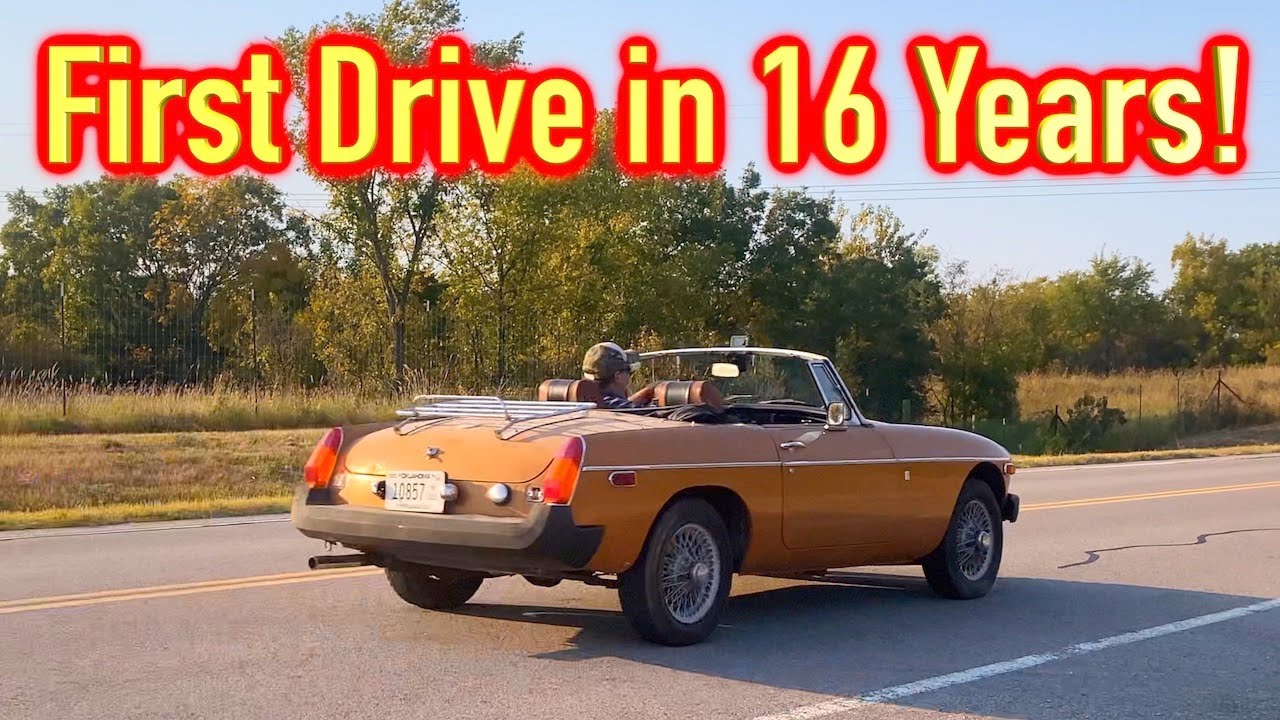 Carb Rebuild and Driving the 1975 MGB For the 1st Time in 16 Years!!