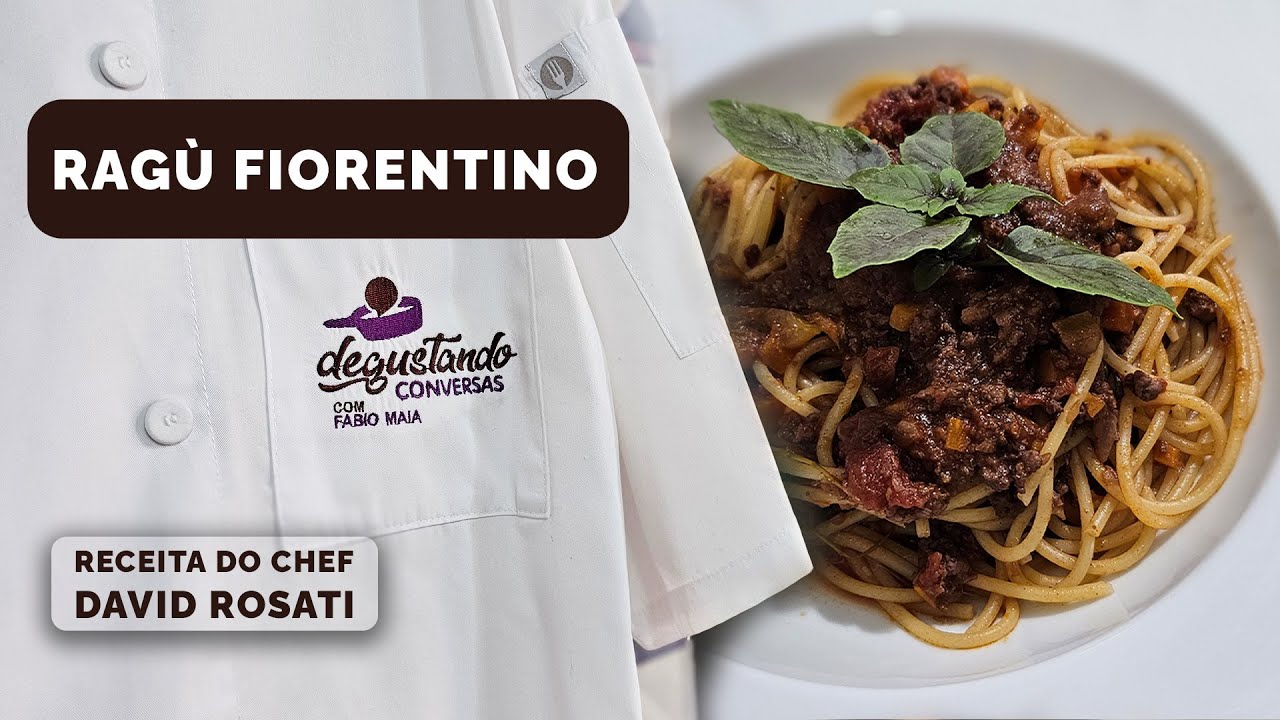 Degustando Conversas está de volta! Fábio Maia prepara um autêntico Ragù Fiorentino