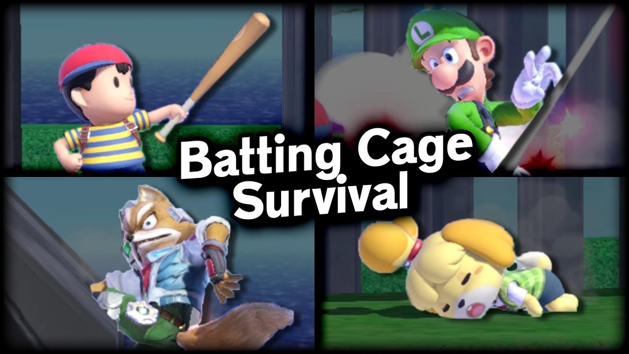 [SSBU] Who can survive the Batting Cage?