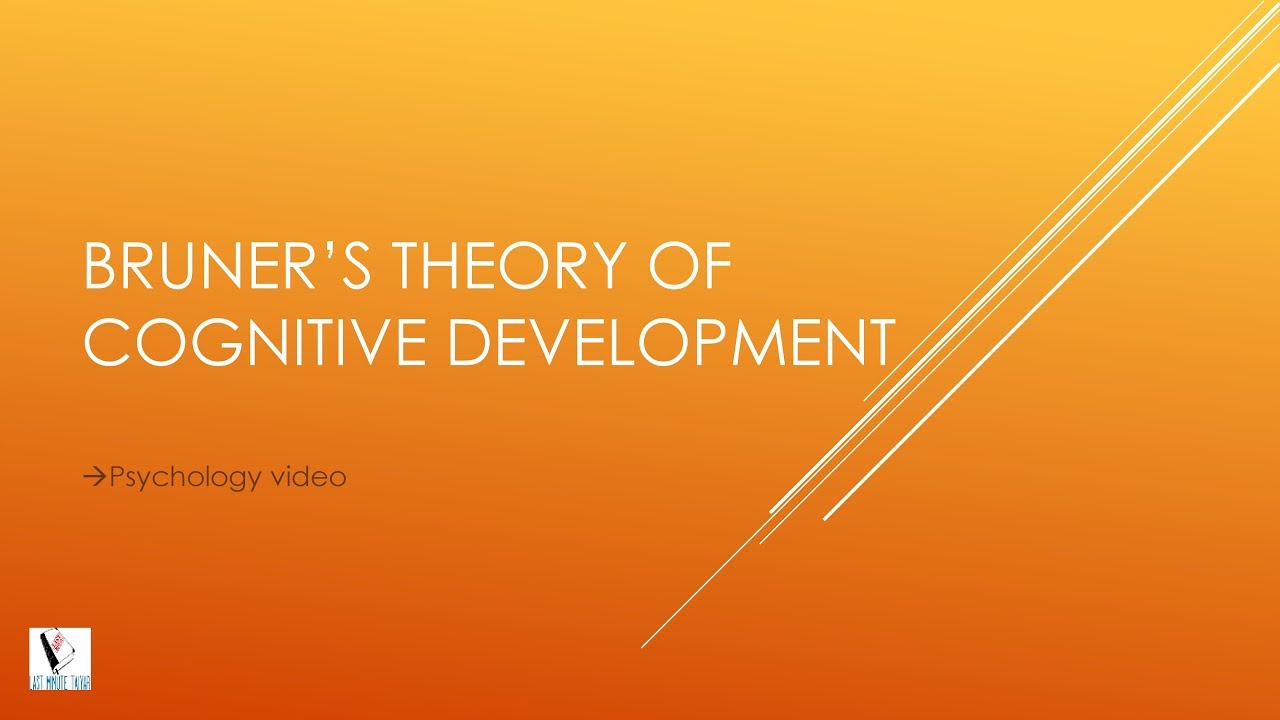 BRUNER'S THEORY OF COGNITIVE DEVELOPMENT