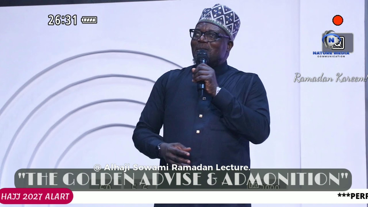 TOPIC: THE GOLDEN ADVISE/ADMONITION